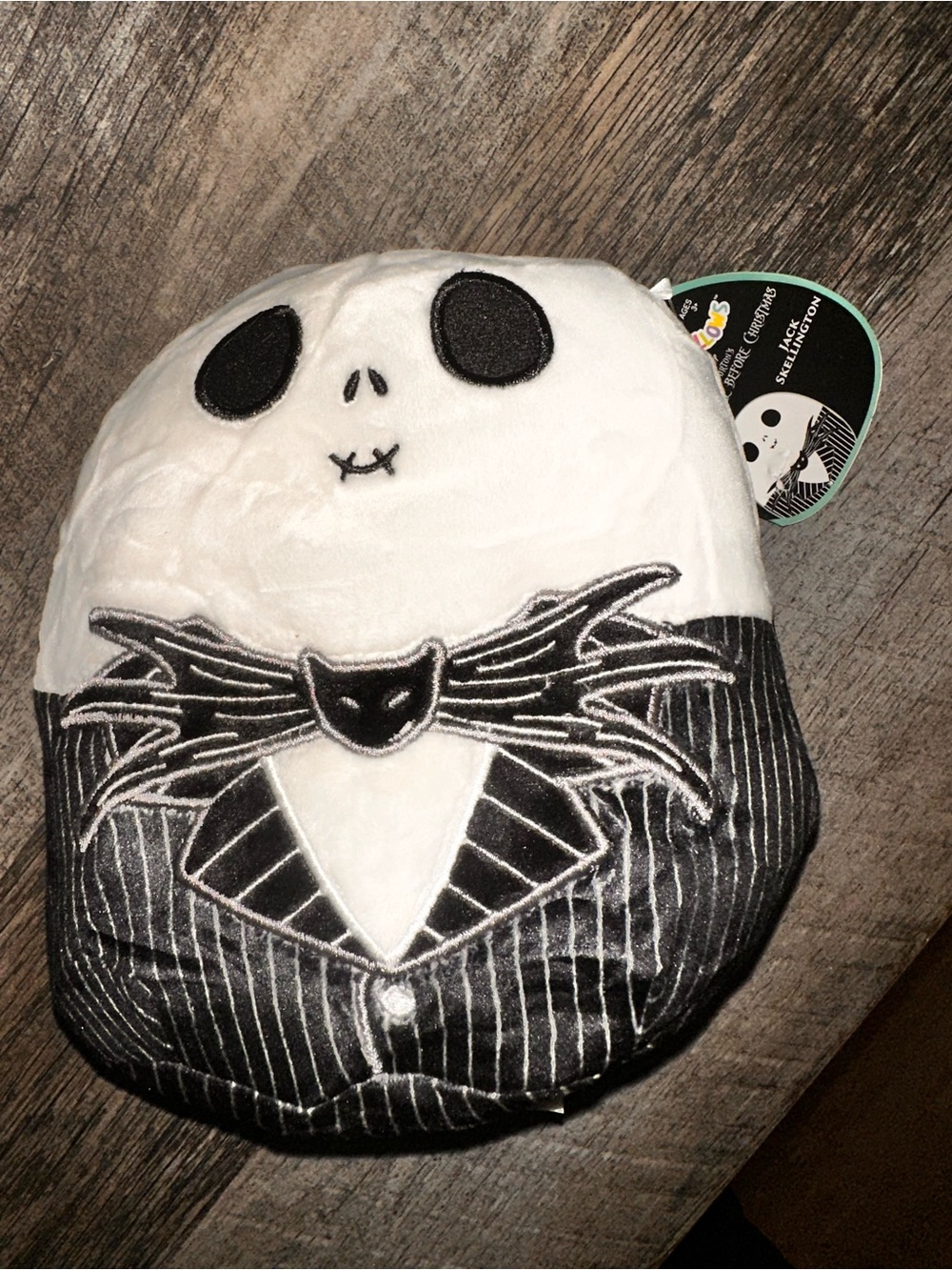 Disney Jack Skellington Plush Hood - White & Black